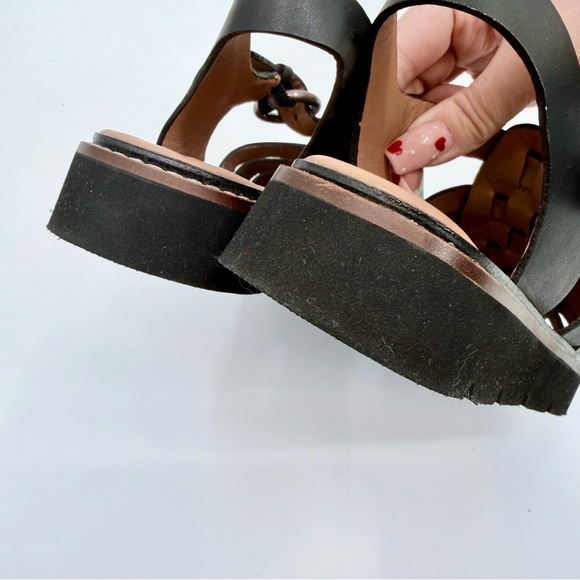 Anthropologie Black Strappy Sandals - Picture 6 of 10